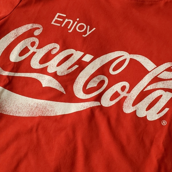 H&M L.O.G.G Coca-Cola Tee Red Size Small - Picture 4 of 6